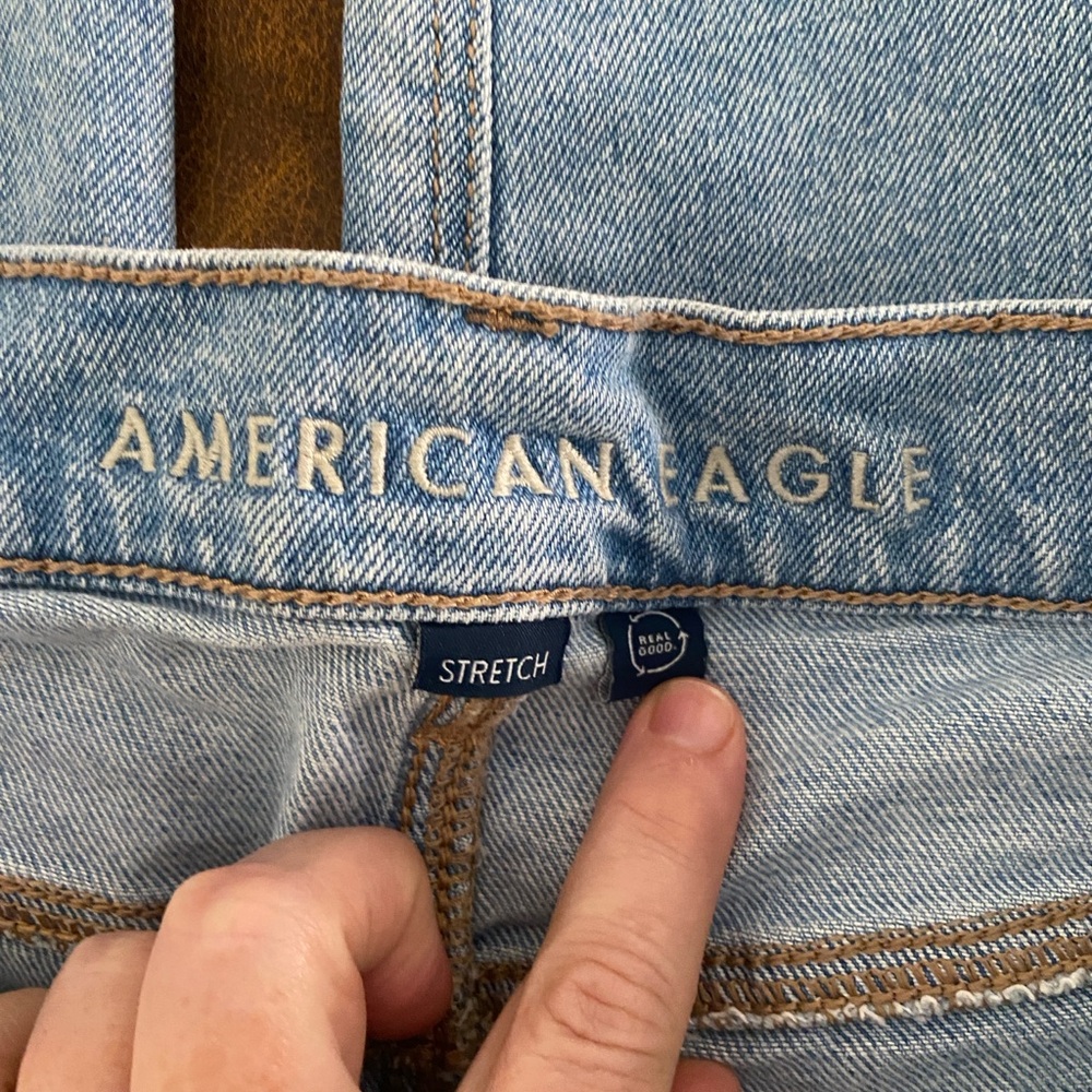 American Eagle Outfitters Light Blue Straight Jeans